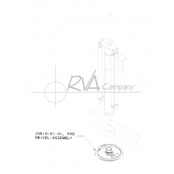 J0810-41-02 - Swivel Pad 35K - 45K (front & rear jacks)